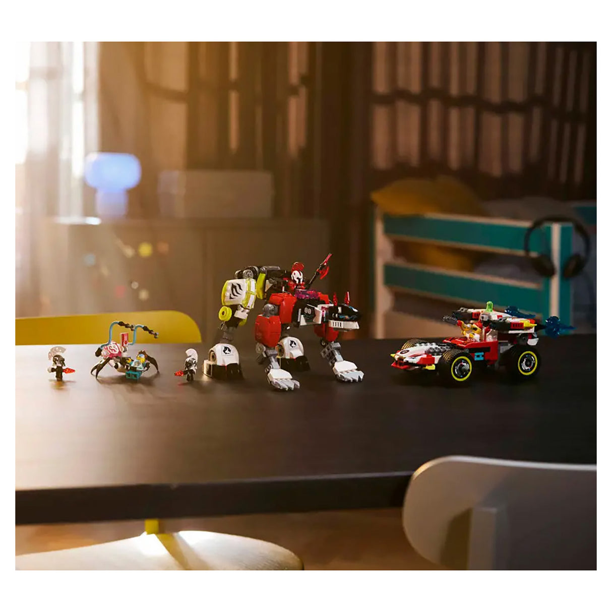 LEGO Dreamzzz Cooper's Tiger Mech & Zero's Hot Rod Car 71497