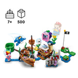 LEGO Super Mario Dorrie's Sunken Shipwreck Adventure Expansion Set 71432, (500-pieces)
