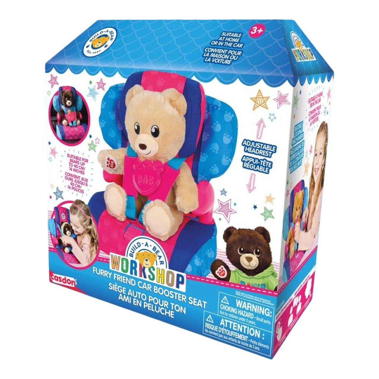 Build A Bear Furry Friend Car Booster Seat