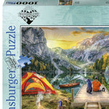 Ravensburger Wanderlust Calm Campsite Puzzle (1000 pieces)