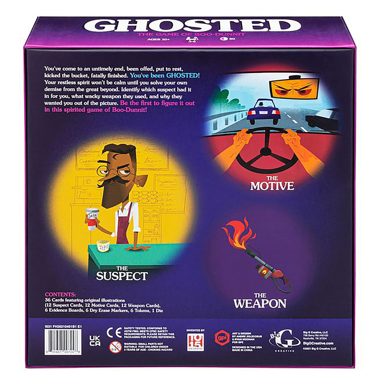 Big Creative Ghosted Game