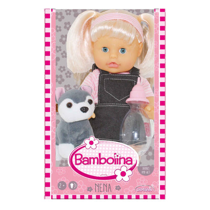Bambolina 36cm Nena Doll with Dog