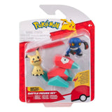 Pokemon Battle Figure 3 Pack Mimikyu Porygon Croagunk