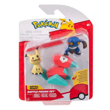 Pokemon Battle Figure 3 Pack Mimikyu Porygon Croagunk