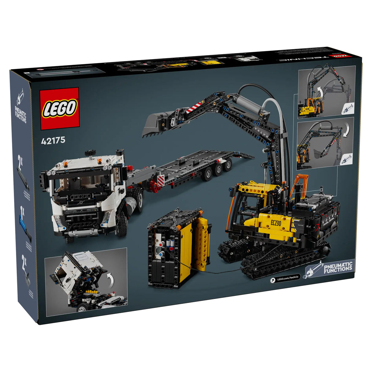 LEGO Technic Volvo FMX Truck & EC230 Electric Excavator 42175