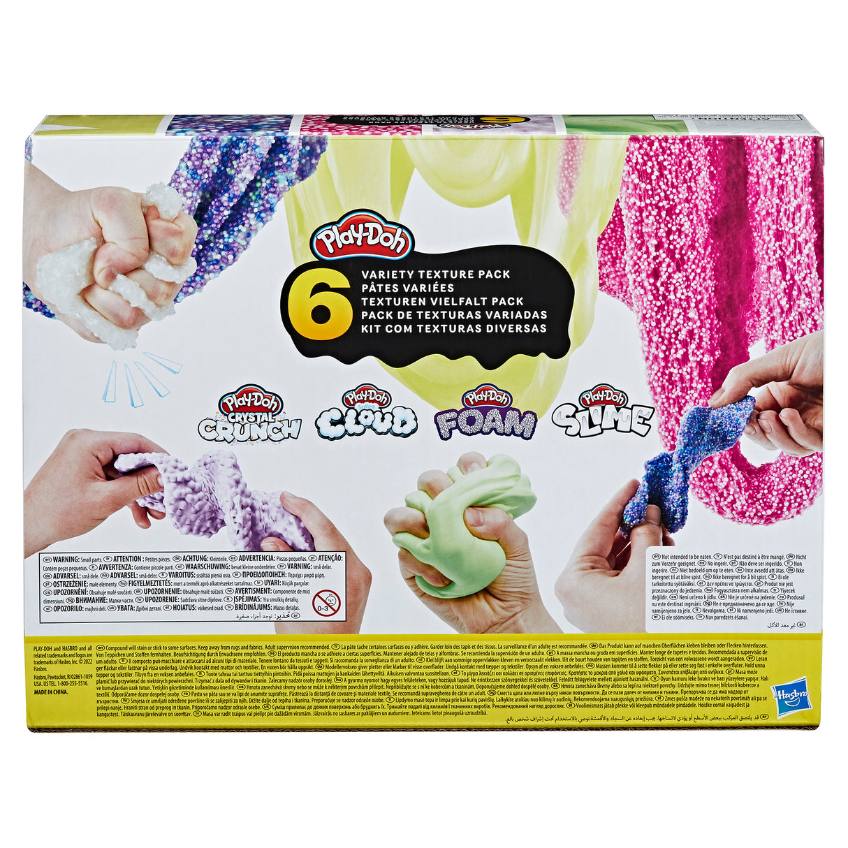 Play-Doh Variety Texture, (Pack Of 6)