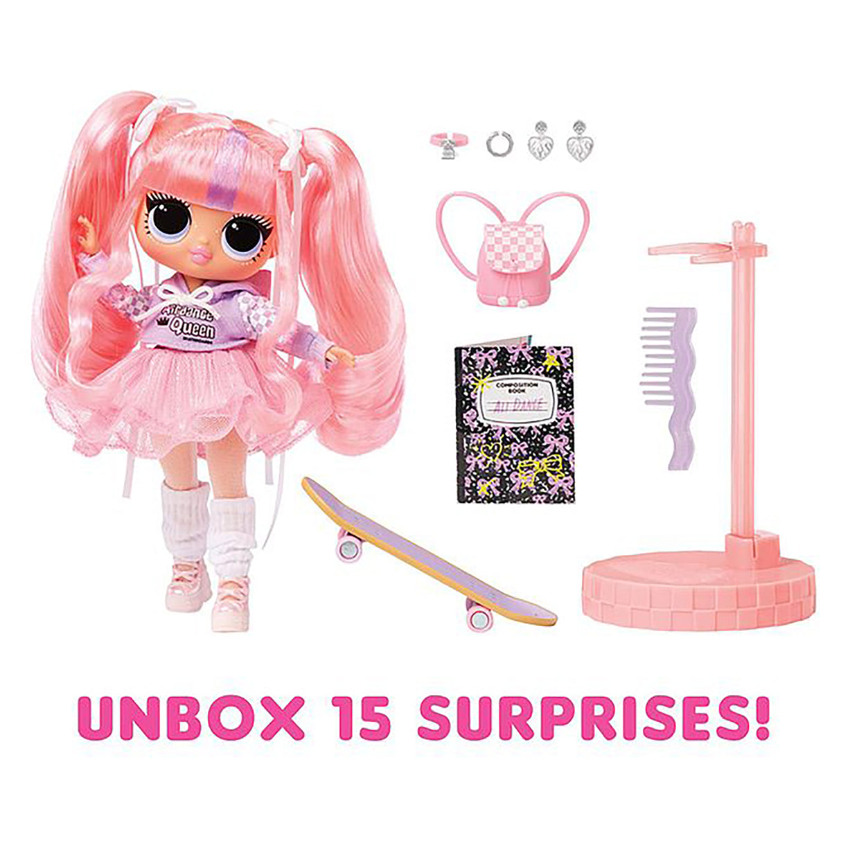 Lol surprise Tweens+Tots Baby Sitters Ivy Winks+Baby Doll Pink