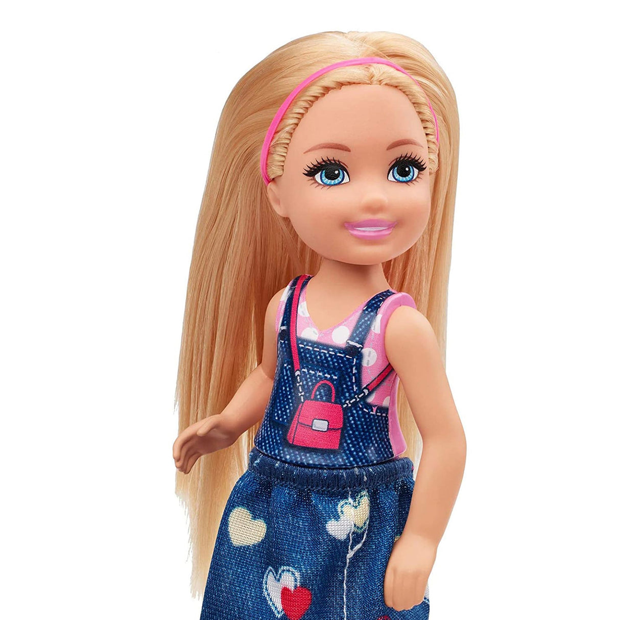 Barbie Club Chelsea Doll - Blonde Doll In Heart Theme