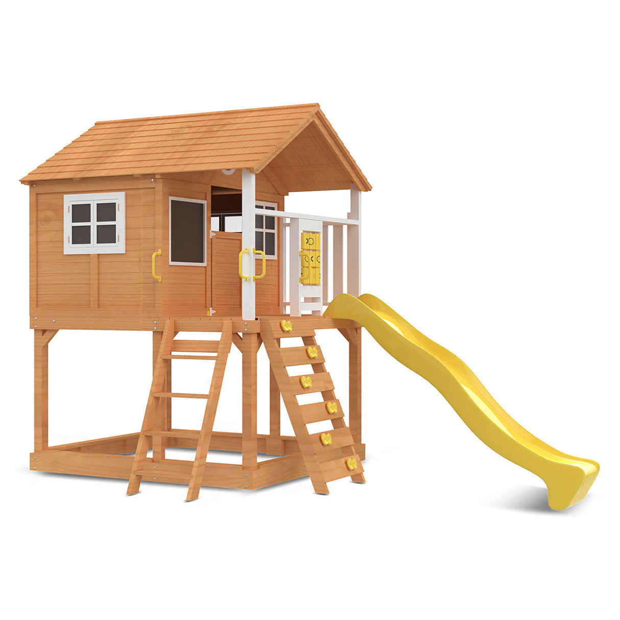 Lifespan Kids Warrigal Cubby House - Yellow Slide