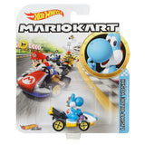Hot Wheels 1:64 Mario Kart - Light-Blue Yoshi In Standard Kart