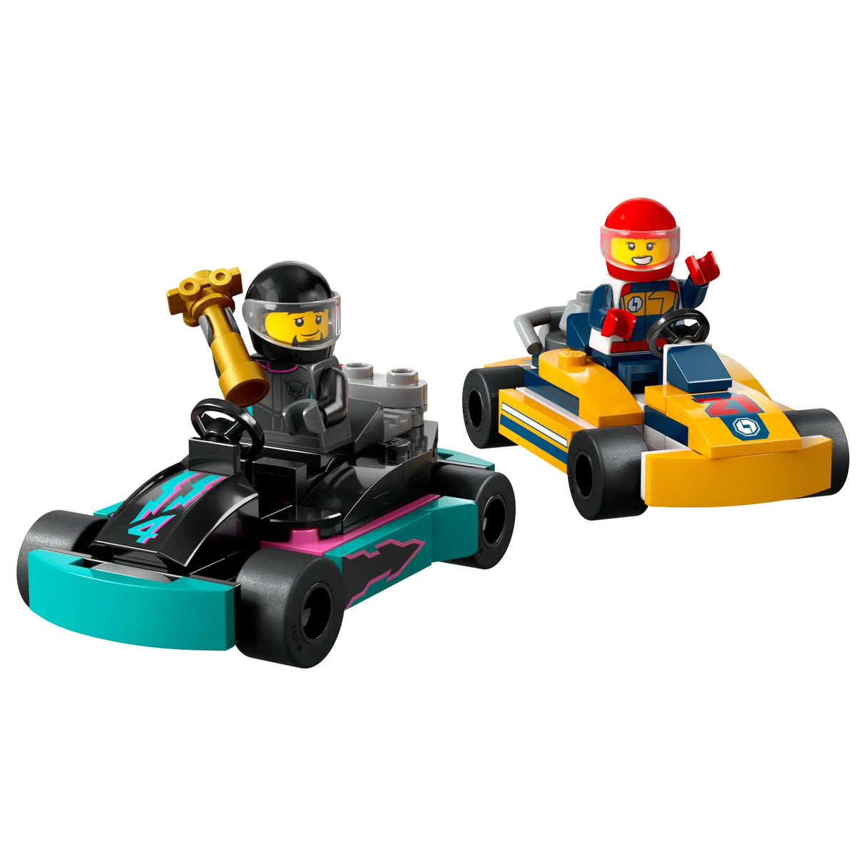 LEGO City Go-Karts and Race Drivers 60400, (99-pieces)