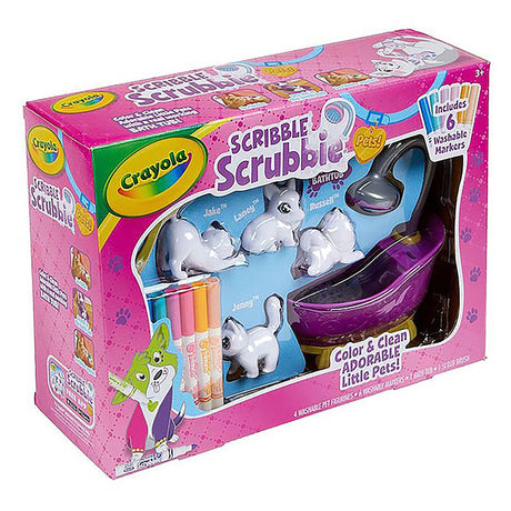 Crayola Scribble Scrubbies Pets Bathtub Play Set