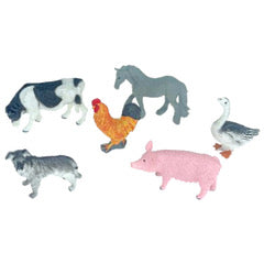 Farm Animal Toy Set 6pcs