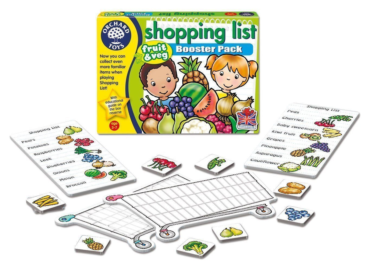 Orchard Toys Shopping List Booster Extras Fruit & Vegetables