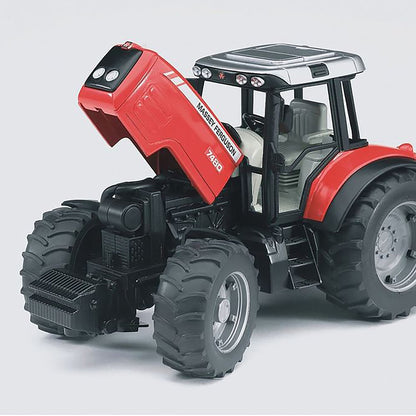 Bruder 1/16 Massey Ferguson 7480 Tractor with Tipping Trailer, Red