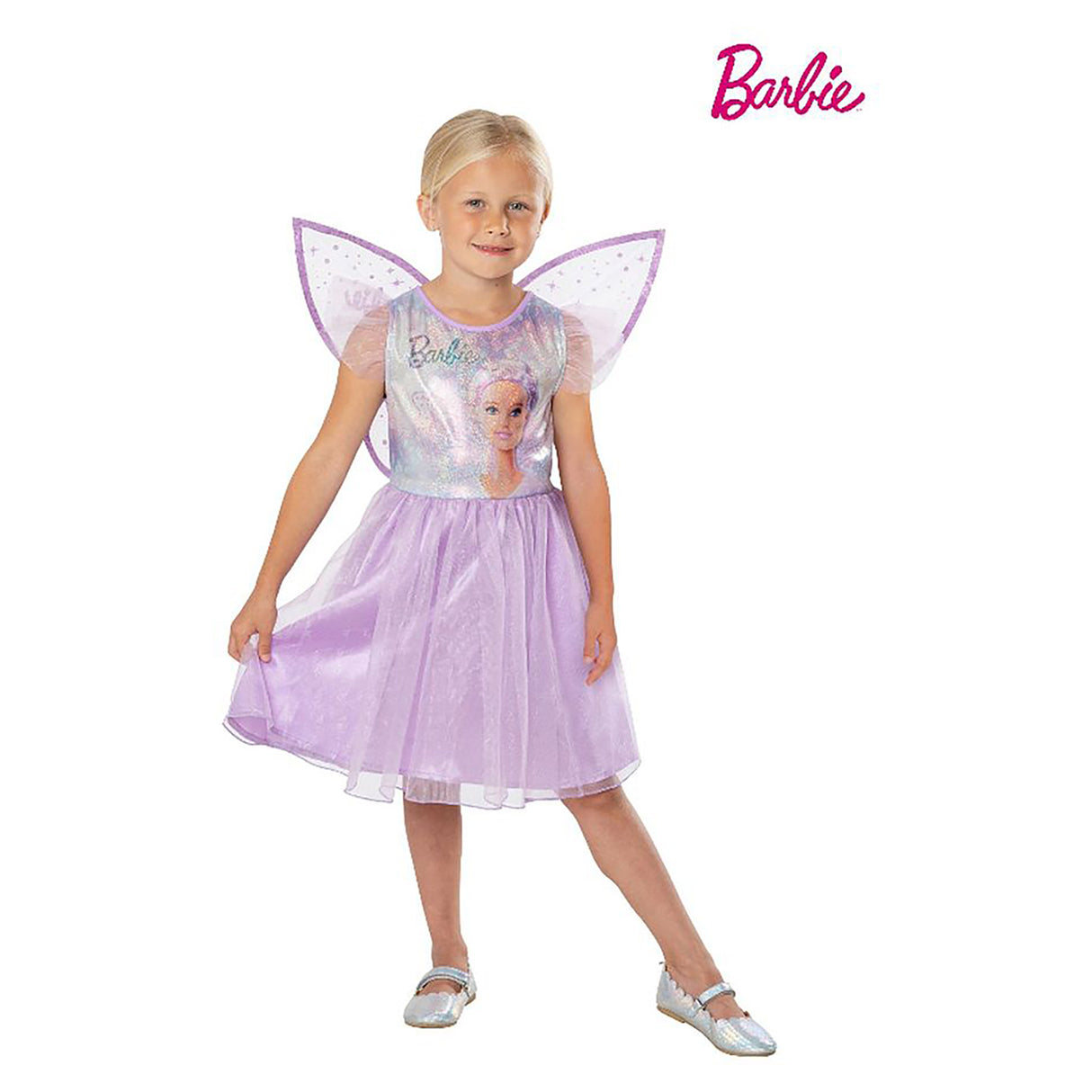 Rubies Barbie Fairy Costume Kids, Pink (6-8 years)