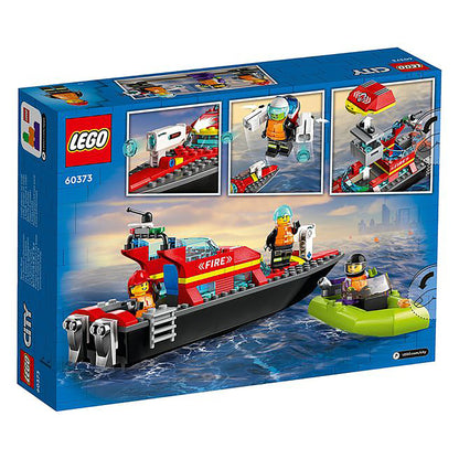 LEGO City Fire Rescue Boat 60373 (144 pieces)