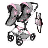 Bayer Twin Neo Doll Pram with Butterfly