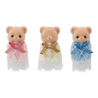 Sylvanian Families Biscuit Bear Sleepy Triplets