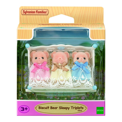 Sylvanian Families Biscuit Bear Sleepy Triplets