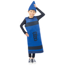 Crayon Blue Child Tabard Costume - One Size