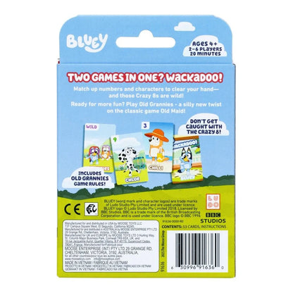 Bluey Card Game Crazy Eights Card Game