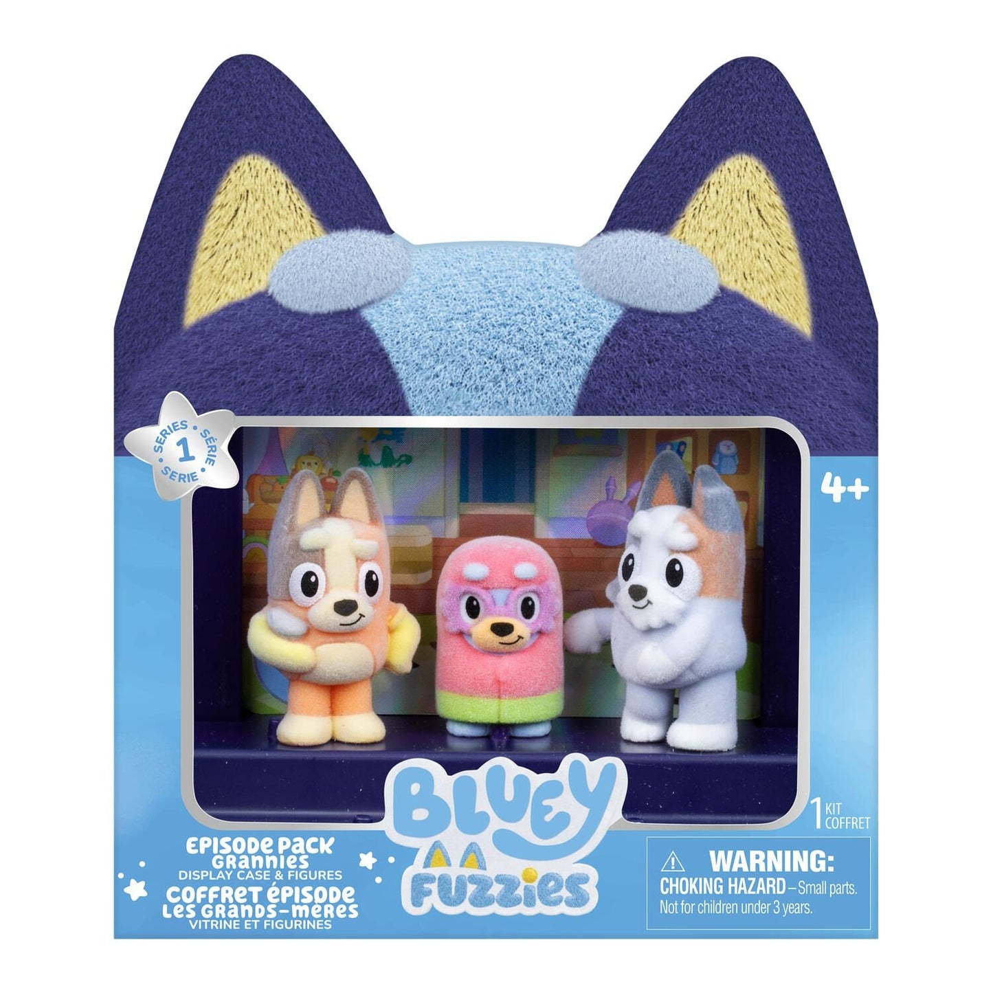 Bluey Fuzzies S1 W1 Collectible Episode Pack GRANNIES