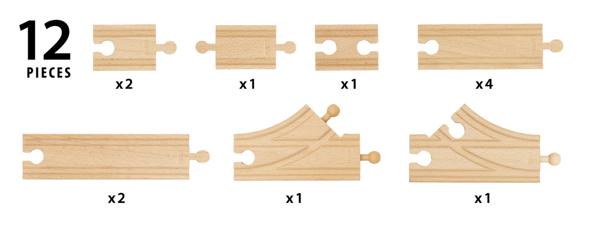 Brio Starter Track Pack 12 pieces