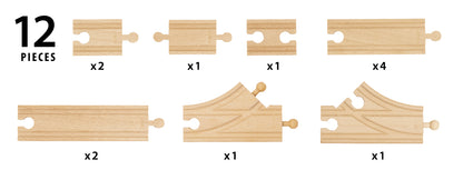 Brio Starter Track Pack 12 pieces