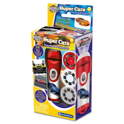 Brainstorm Super Cars Torch & Projector