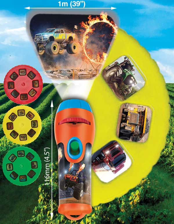 Brainstorm Tractor & Truck Torch & Projector