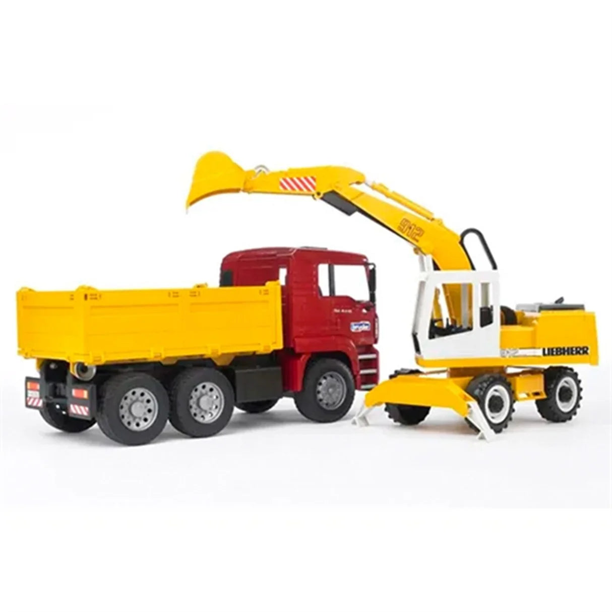 Bruder MAN TGA Truck with Liebherr Excavator