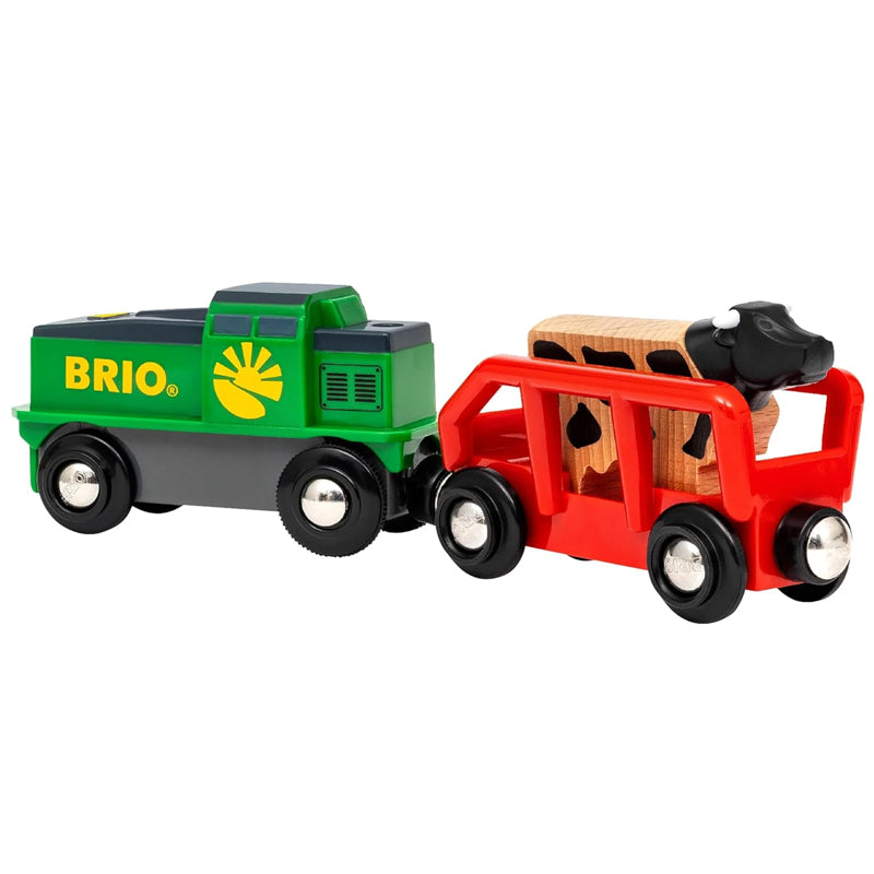 BRIO Farm Battery Train