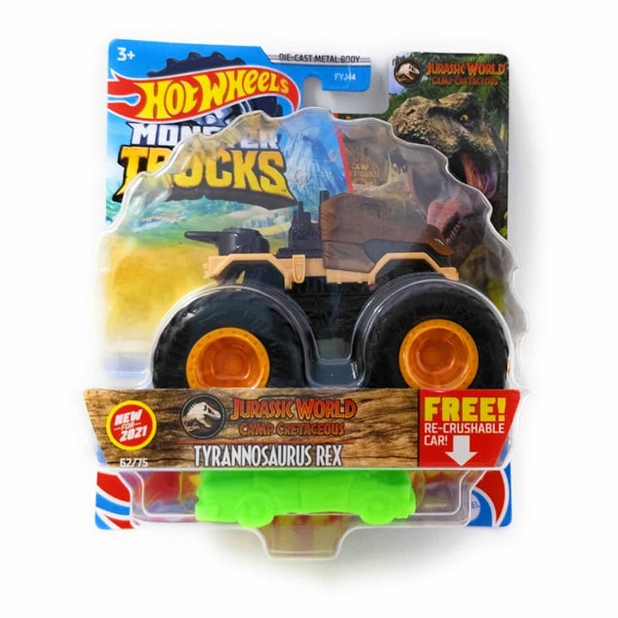 Hot Wheels Monster Trucks Jurassic World Camp Cretaceous