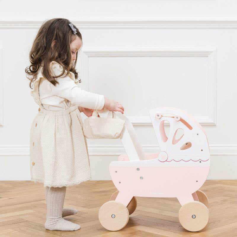 Le Toy Van Honeybake Sweet Dreams Pram Pink