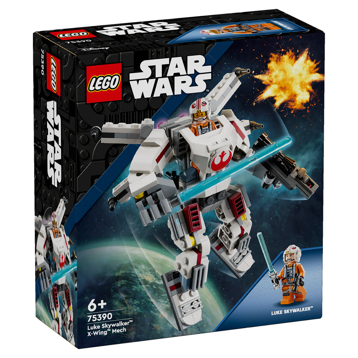 LEGO Star Wars Luke Skywalker X-Wing Mech 75390 (195 pieces)