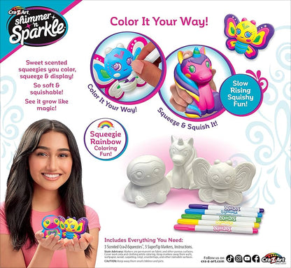 Shimmer N Sparkle Color Your Own Squeezie Fun