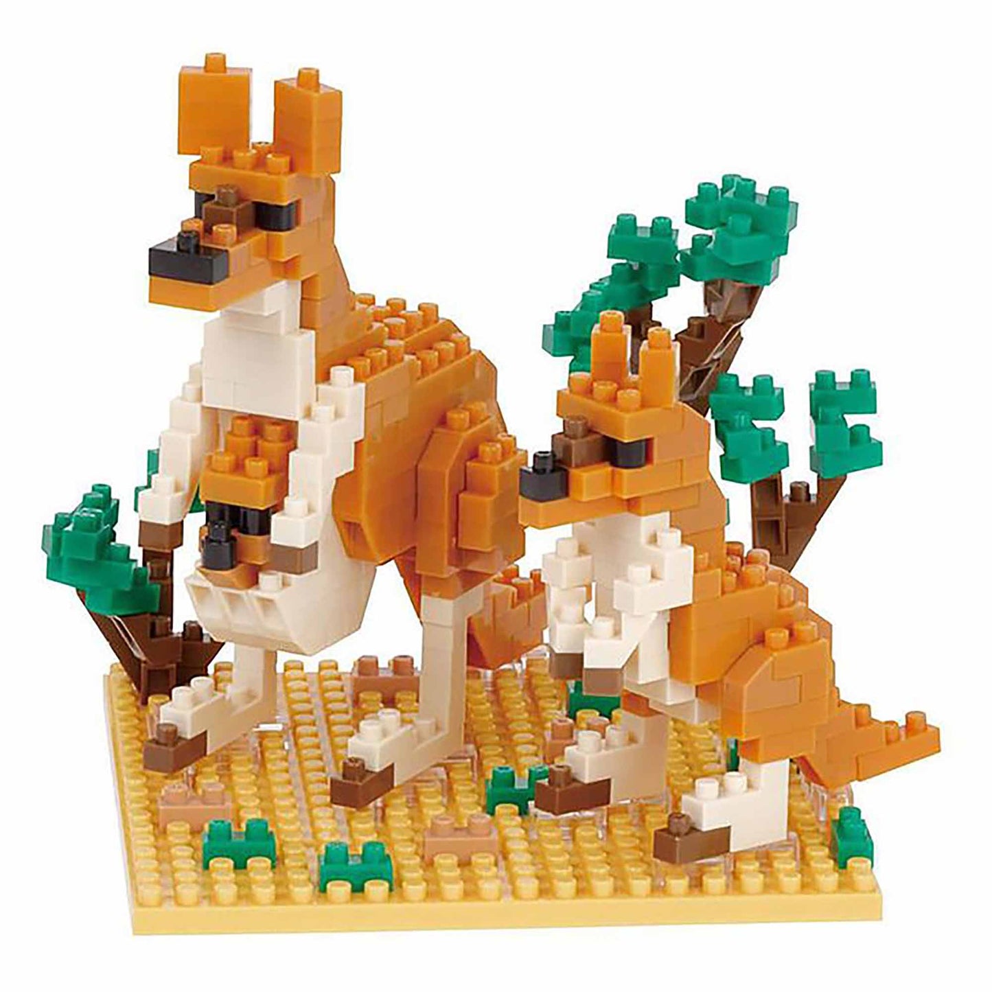 nanoblock Big Kangaroo & Joey (350 pieces)