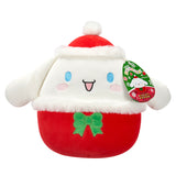 Squishmallows Hello Kitty Holiday Cinnamoroll 8"  Plush