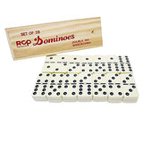 CHH Dominoes Double 6 Wooden Box