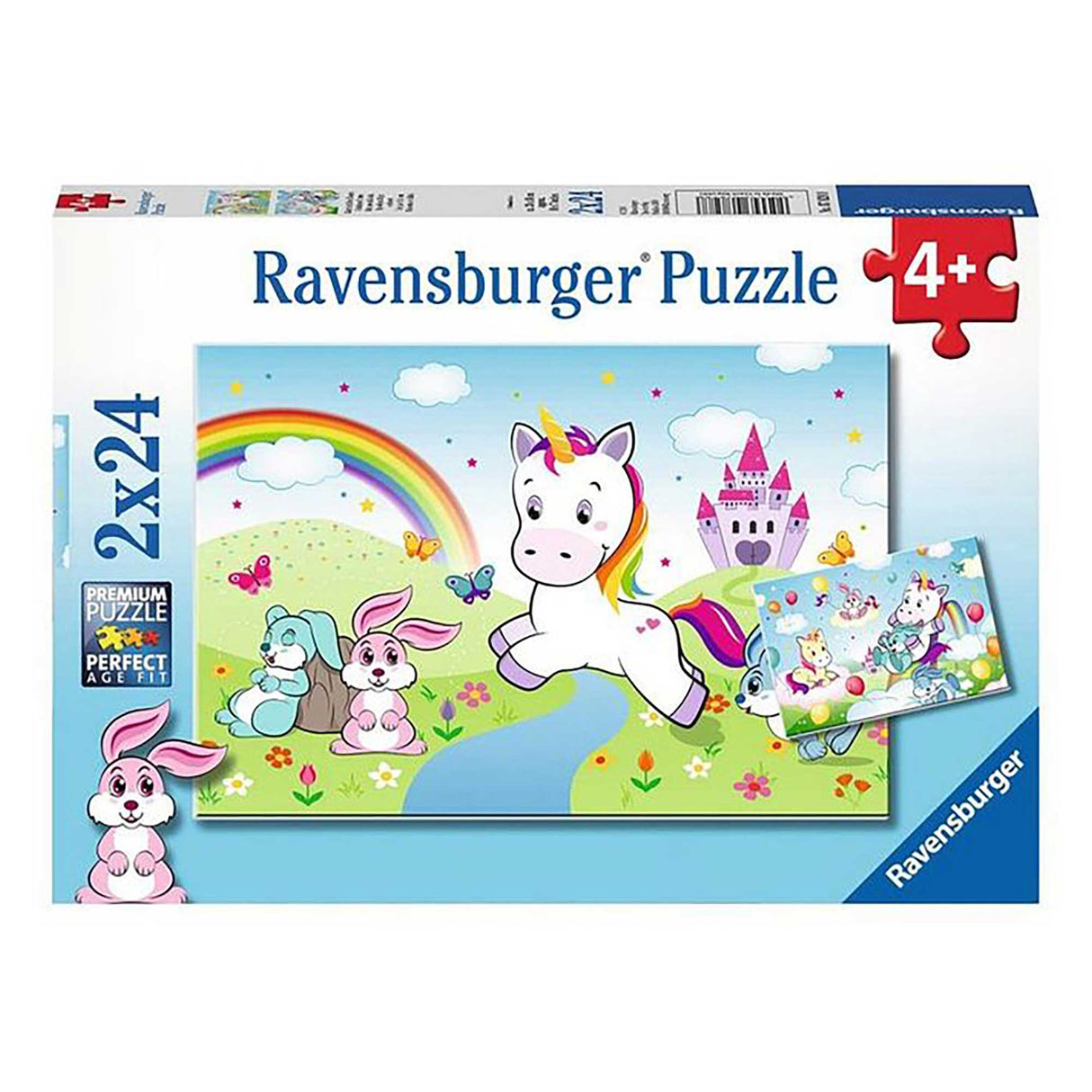 Ravensburger Fairytale Unicorn Jigsaw Puzzles (2x24 pieces)