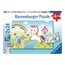 Ravensburger Fairytale Unicorn Jigsaw Puzzles (2x24 pieces)