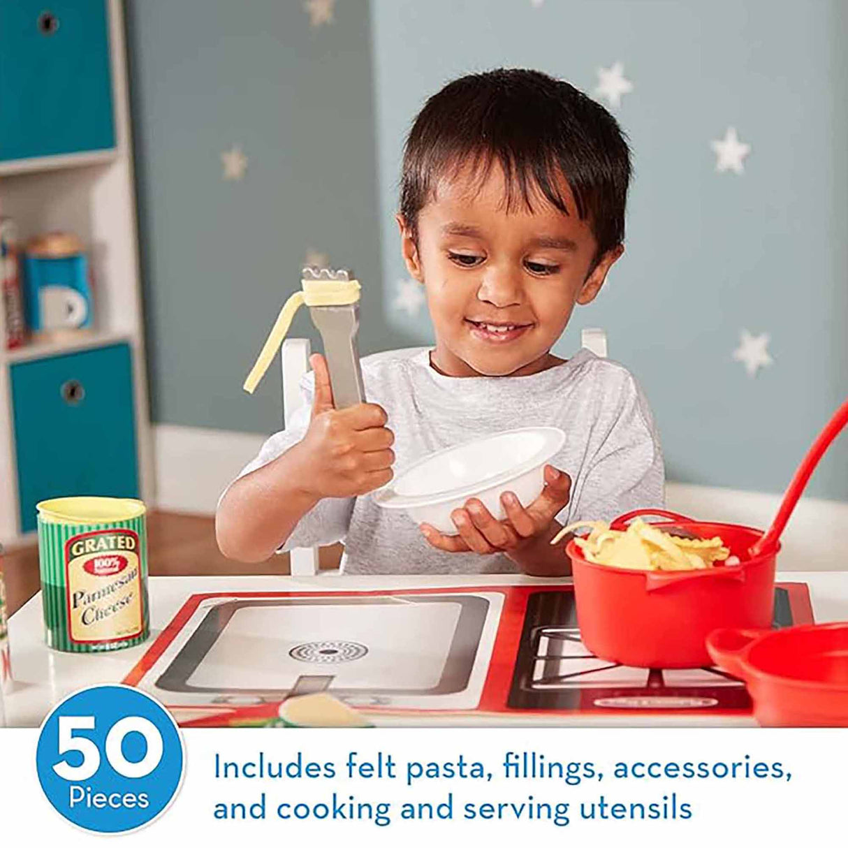 Melissa & Doug Prepare & Serve Pasta Making Playset