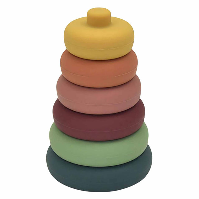 Peanut Silicone Stacking Rings (Pack of 6)