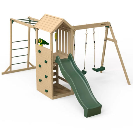 Plum Lookout Tower Color Pop Play Centre with Swings & Monkey Bars