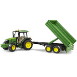 Bruder John Deere 5115M Tractor with Trailer