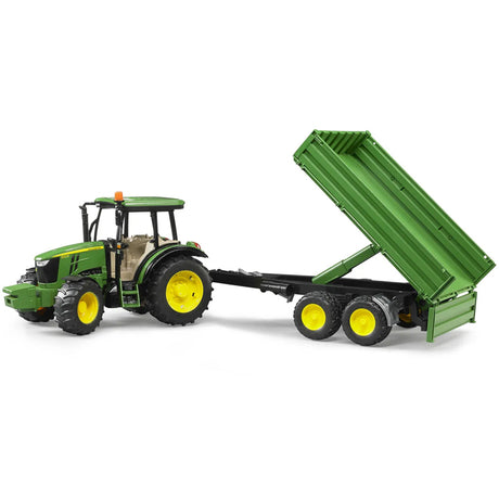 Bruder John Deere 5115M Tractor with Trailer