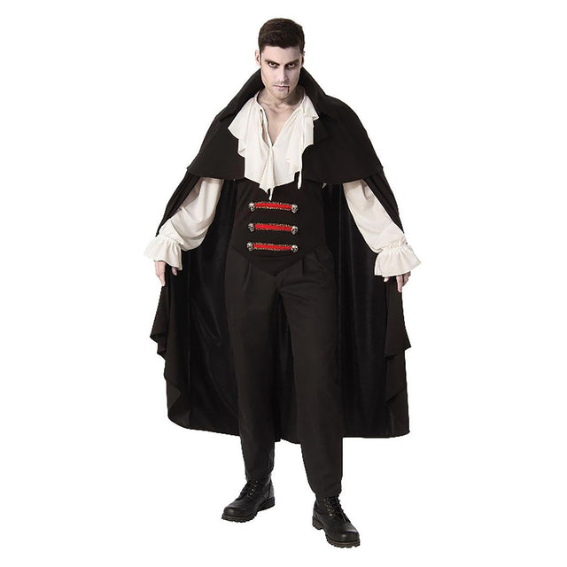 Rubies Elegant Vampire Man Costume, Black (X-Large)