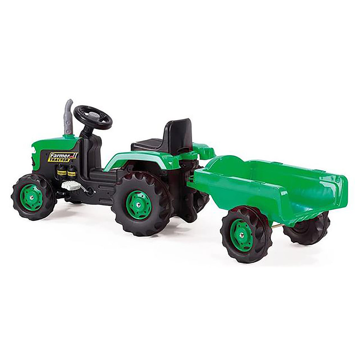 DOLU Ride-On Tractor with Trailer