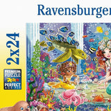 Ravensburger Mermaid Tea Party Jigsaw Puzzles (2x24 pieces)